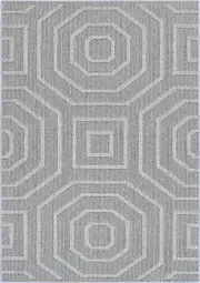 Marique Suri Ash Geometric Flatweave Rug