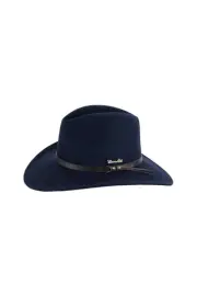 Thomas Cook Crushable Hat Made From Pure Wool Felt in Navy