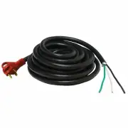 Valterra 30 Amp A10-3025END Mighty 30 Amp Non-Detachable Power Cord w/Handle-...