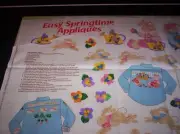 Easy Springtime Appliques Fabric Panel by VIP Cranston Prints