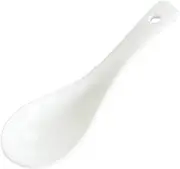 Spoons Set of 12 China Ladle Spoons Porcelain Spoons Dessert Spoons 4.5" White Ceramic Soup Spoons Tiny Spoon
