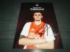 Benjamin Tahirović hand signed Ajax Amsterdam Club autograph card
