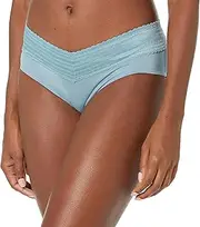 [Warner's] Women's No Pinching, No Problem Dig-Free Comfort Wait with Lace Microfiber Hipster 5609j