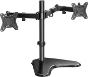 HUANUO Dual Monitor Stand, Stands for 2 Monitors Desk Mount Black