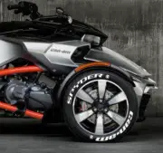 for Can Am Tire Lettering SPYDER PERMANENT Stickers MOTORCYCLE SET Fast Shipping
