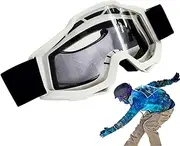 Riding Goggles,Non-slip Eyewear for Riders | Dirtbike Goggles Anti-fog ATV Sponge Padding Dustproof Eyewear for Adults Outdoor Activities