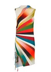 Siedres Nisha Striped Jersey Mini Dress - Multicoloured - S (UK8-10 / S) S (UK8-10 / S)