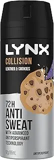 lynx Collision Leather & Cookies Antiperspirant Body Spray, 165 ml
