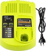 [ARyee] P117 Battery Charger for Ryobi 12-18V One+ NiCd/NiMh/Li-ion Battey P100 P102 P108 P104 12V-18V Ni-cad Ni-Mh Battery