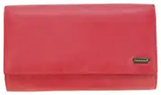 Franco Bonini - 4206 Classic Flap over ladies leather wallet - Red