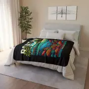 Roatan Honduras Fleece Sherpa Blanket