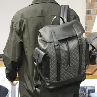 在飛比找蝦皮購物優惠-【Porter】男後背包歐美時尚格子背包戶外大容量旅行背包休
