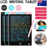 LCD Writing Tablet Drawing Board Colorful Handwriting Pad Kids8.5"/10"/12"/16"