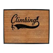 Rock Climbing Aa Climbing - Funny Novelty Doormat Man Cave Floor mat