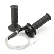 7/8inch 22mm Handlebar Hand Grip with Throttle Cable Motorcycle Bike Universal