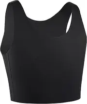 [XUJI] Chest Binder Trans FTM Breathable Compression Seamless Top for Transgender