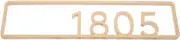 Homoyoyo Sign Door Hanging Plaque Number Decor Easy Installation Door Sign for Apartments Hotels Businesses Stylish Address Identification