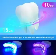Teeth Whitening Light Wireless USB Rechargeable 32-LED Blue Or Red Accelerator