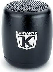 [Kuryakyn] 2204 Sidekix Mini Speaker: Wireless Audio Speakers with Bluetooth, Remote Shutter, Satin Black
