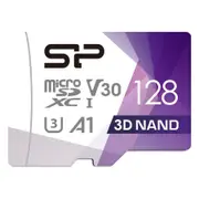 Silicon Power Superior PRO 4K/HD 128GB Micro SDXC Card 100MB/s Read & 80MB/s Write U3, C10, A1, V30 with Adapter