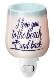 Scentsy To The Beach And Back Mini Wax Melt Warmer New In Box