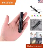Super Bright Pocket-Sized Flashlight with Clip - Water Resistant & Long Lasting