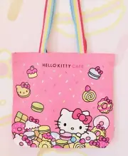 Hello Kitty Cafe Pink Tote Bag Sweet Sprinkles New/Sealed w/free Shopping Bag