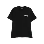 [Carhartt] Carhartt Logo-print Cotton T-shirt S BLACK/WHITE