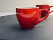 Espresso Cup Set | Brew Espresso Cups 90 ml in Red