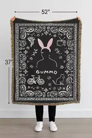 GUMMO Harmony Korine David Lynch KIDS Twin Peaks Sonic Youth Throw Woven Blanket