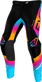 FXR Helium 2023 Motocross Pants, black-blue, Size 38 for Men Black Blue