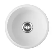Welba Kitchen Granite Sink Stone Bathroom Basin Sink Single Bowl Under/Top Mount