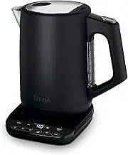 Ninja Perfect 1.7L Temperature Kettle with Temperature Control, LED Display, Easy to Use Kettle with Fast Boil and Temperature Retention, Black and Copper, KT200UKCP