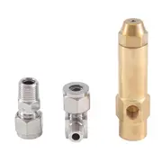 1.5mm Waste Oil Burner Nozzle,Air Atomizing Nozzle,Fuel Oil Nozzle,Full Cone Oil Nozzle Silver gold