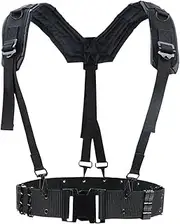[STKARCV] Men Padded Adjustable Belt Harness Tool X Type Suspender Braces