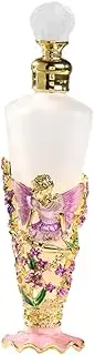 Perfeclan Vintage Glass Perfume Bottles Fancy Portable Retro Angel Decor Glass Travel Bottle Refillable for Women Girls Souvenir, Style B