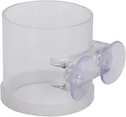 01 Fishing Feeder, Acrylic Automatic Fish Feeder with Suction Cup for Pond Fish Aquarium