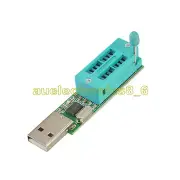 24LCXX 24CXX Programmer EEPROM Reader Writer+24C02 + SOP to DIP Block USB NEW