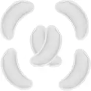 6pcs Eye Ice Pack Eye Mask Gels Summer Eye Patches Under Eye Patches Reusable Cooling Eye Pads Eye Ice Pads Reusable Eye Patches Ice Eye Patches Eye Cool Pad Pvc， Transparent