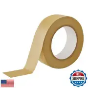 jimtinso Self Adhesive Picture Frame Backing Tape Rolls Kraft Brown 1.4'' Wid