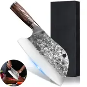 Hand Forged Serbian Chef Knife Meat Cleaver Knife Heavy duty Bone Cutting Knife