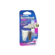 Zenith 10kg Zinc Plated SureHook Plasterboard Picture Hanger - 3 Pack