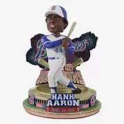 Hank Aaron Atlanta Braves 715th Home Run Moment Variant Bobblehead MLB Baseball