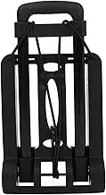 KALLORY Folding Shopping Trolley Cart Hand Trolley with Wheels Space Saving Design for for Moving Shopping and Travel Needs