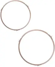 BEBEMOKO Microwave Stand Countertop Turntable Plate Rack 2 Pcs Microwave Wheel Rings Random Color
