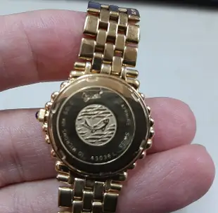 永誠精品尋寶地 NO.7284 Ogival 愛其華鑽錶 滿天晶鑽 18K包金 女錶 石英錶 手錶 真品 二手