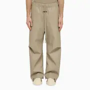 [Fear of God] Rubberized wide-leg trousers Dune S Beige