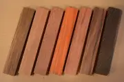 ASSORTMENT VARIETY pack of Exotic Woods sample Pau Ferro Bocote Wenge Padauk +