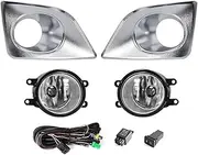 Fog Lights Car Front Bumper Fog Lamp Assembly Halogen Daytime Running Lights DRL For Toyota For Premio 2010 2011 2012 2013 2014 2015 2016 2017 Fog Light Lamp Assembly