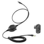 6-Pin Quick Disconnect Hirose Replacement Headset PTT Cable for Tait TP9100